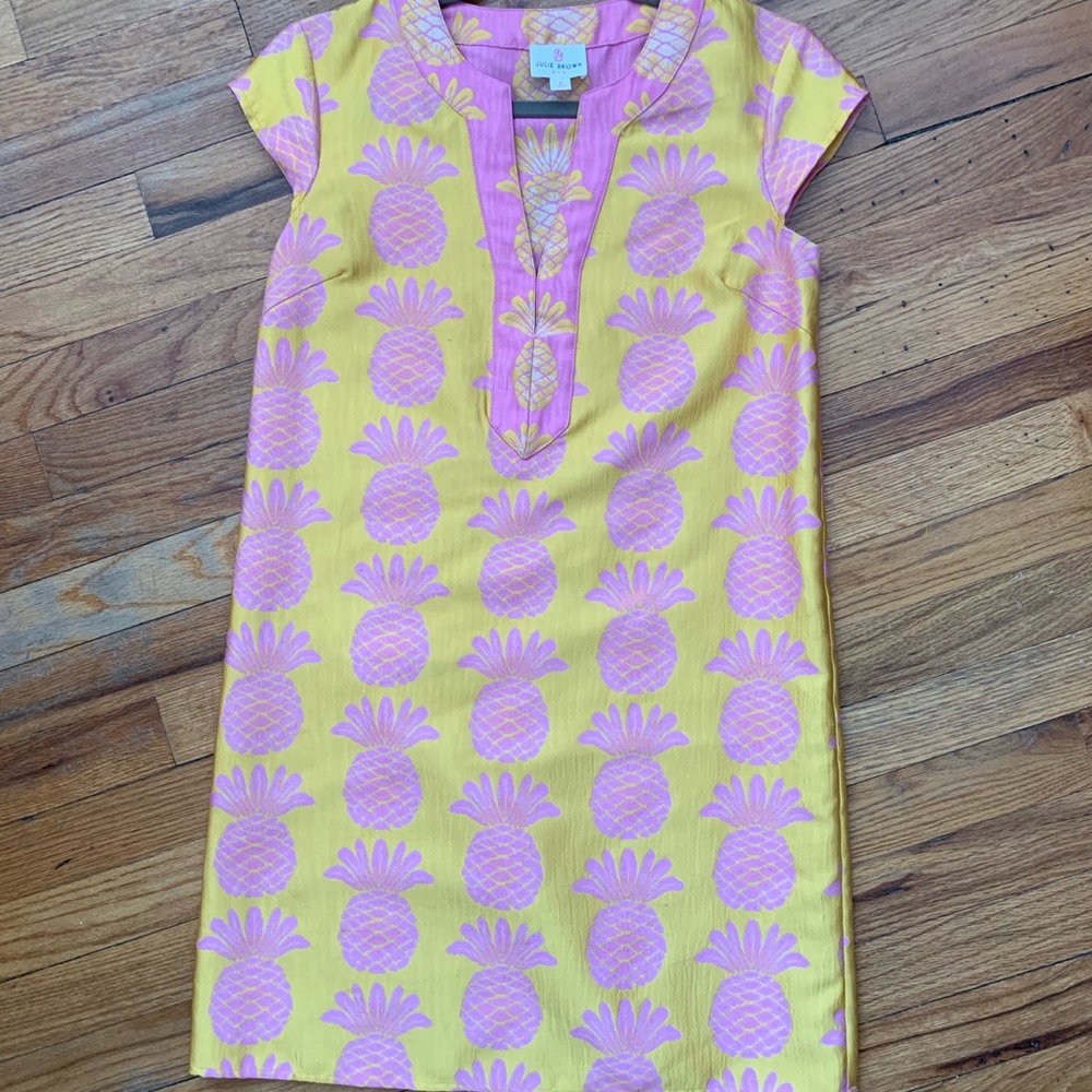 Adorable Pineapple Shift Dress